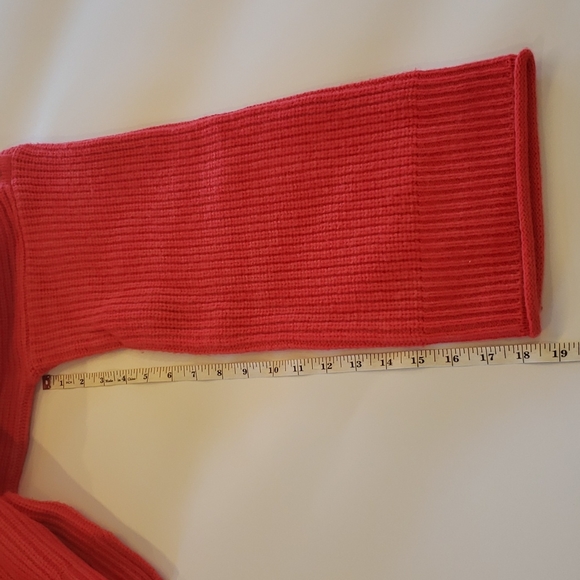 Madewell NWT Calloway Boatneck Sweater Large Merino Wool Blend Enamel Red - Picture 10 of 10